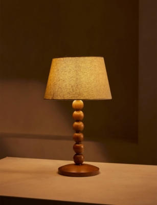 SOHO HOME: Bead Wooden Table Lamp