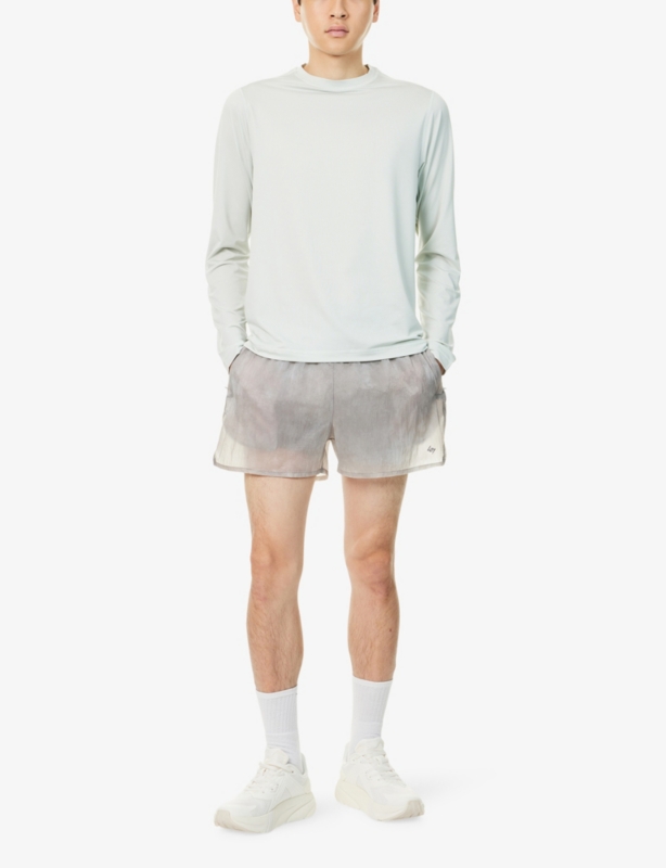 Tradewind Short-Sleeve Stretch-Mesh Top