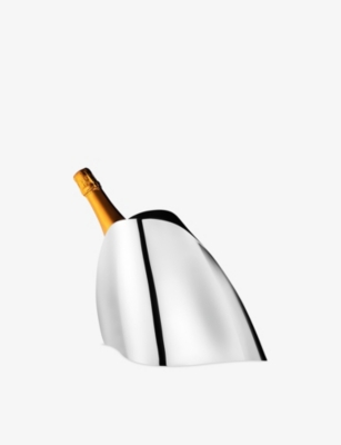 Georg Jensen Silver Indulgence Stainless-steel Champagne Cooler 28cm In Silver