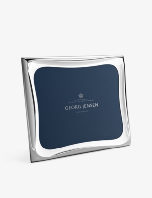 GEORG JENSEN: Cobra Stainless-Steel Picture Frame