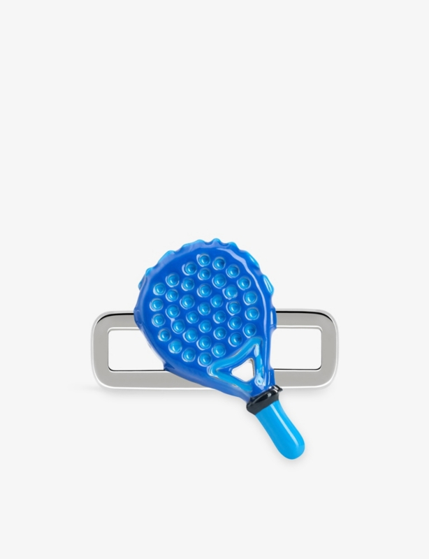 Padel Sterling-Silver and Enamel Charm