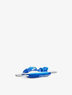 Poubel Mens Jet Ski Sterling-silver And Enamel Charm In Silver