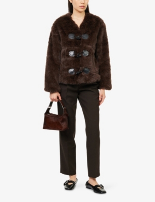 4TH & RECKLESS: Jackie Faux-Fur Jacket