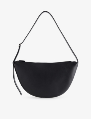 The Row Womens Black Ans Jouvette Leather Cross-body Bag