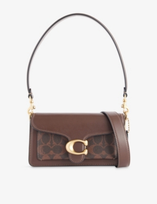 Coach Womens B4/maple Maple Tabby 20 Signature-canvas Shoulder Bag