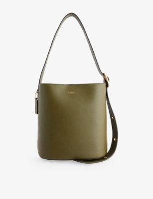 Coach Womens Bleecker Leather Bucket Bag B4/olive