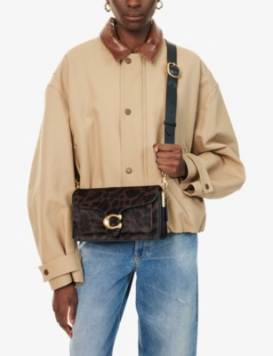 Coach Womens Tabby 26 Haircalf And Leather Shoulder Bag B4/dark Leopard