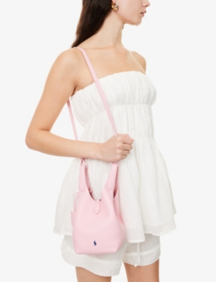 POLO RALPH LAUREN: Polo Play Leather Cross-Body Tote Bag