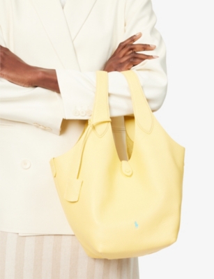 POLO RALPH LAUREN: Polo Play Leather Tote Bag&nbsp;&nbsp;