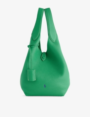 Polo Ralph Lauren Womens Paper/jellyfish Polo Play Canvas Tote Bag