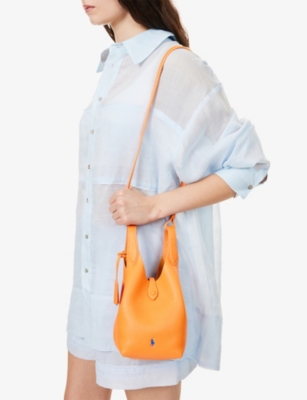 POLO RALPH LAUREN: Polo Play Leather Cross-Body Tote Bag&nbsp;&nbsp;