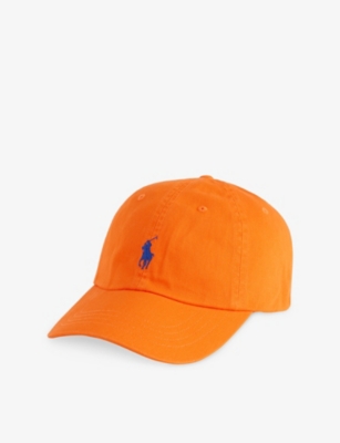 Polo Ralph Lauren Womens Sailing Orange Iconic Chino Cotton Cap