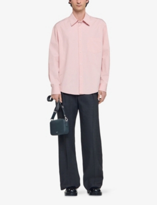 SANDRO: Striped Relaxed-Fit Cotton Shirt