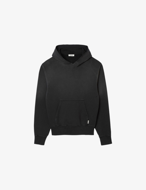 Logo-Tag Relaxed-Fit Cotton Hoody