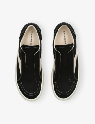 DRKSHDW: Laceless Canvas Trainers