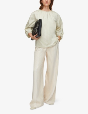 JOSEPH: Godin Balloon-Sleeved Cotton Blouse