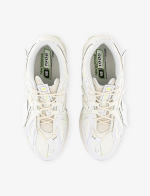 New Balance Mens White White Mint Flash 1906a Mesh Low-top Trainers In White