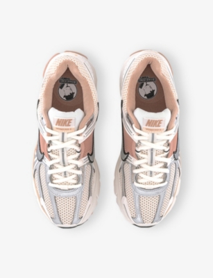 NIKE: Zoom Vomero 5 Leather and Mesh Low-Top Trainers