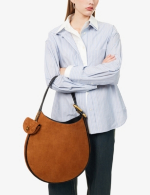 Marc Jacobs Womens Copper The Large Suede Hobo Bag In Brown