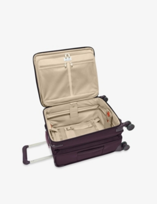 Briggs & Riley Plum Global Expandable Spinner Carry-on Suitcase  55cm In Purple