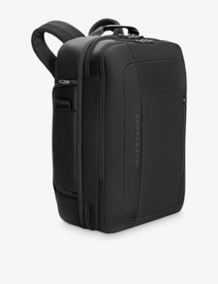 Briggs & Riley Womens Black Zdx Large Convertible Woven  Backpack In Black