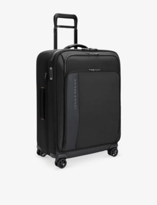 Briggs & Riley Ack Zdx Medium Expandable Four-wheel Woven Suitcase 66cm In Black