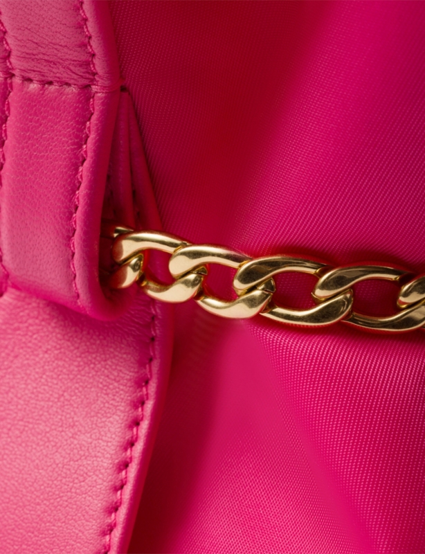 Mini Re-Nylon and Nappa Leather Bucket Bag