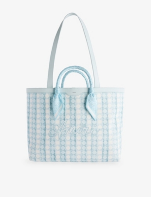 AMIRI: Script Woven Tote Bag