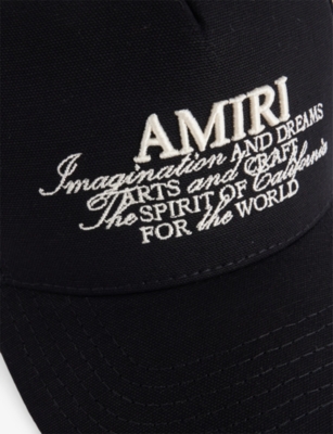 AMIRI: Spirit Cotton-Blend Baseball Cap