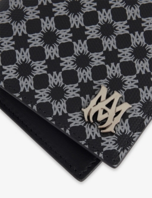 Amiri Mens Black Ma Quad Passport Holder In Black