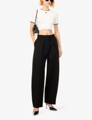 AMIRI: Ribbed Baby Tee Knitted T-Shirt