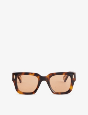 AMIRI: Mulholland Square-Frame Acetate Sunglasses