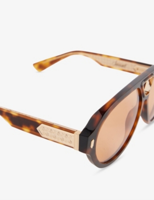 AMIRI: Sunset Aviator-Frame Acetate Sunglasses