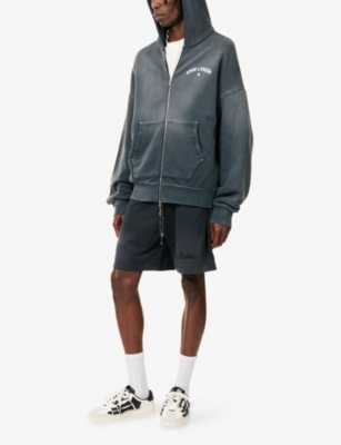 AMIRI: London Text-Print Cotton-Jersey Hoody