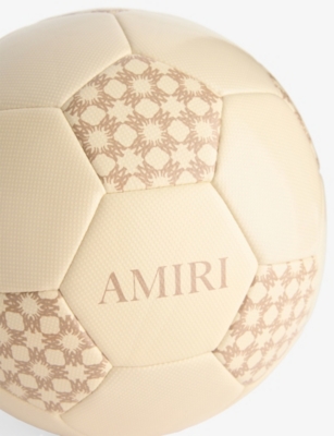 Amiri Mens Birch Ma Quad Soccer Ball In Brown