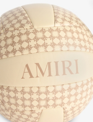 Amiri Mens Birch Monogram Wood Beach Volley Rackets In Brown