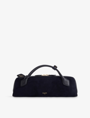 Alaïa Womens 537 - Minuit Le Teckel Medium Leather Shoulder Bag