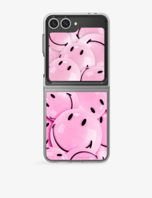 SAMSUNG: Z Flip5, Z Flip6 Pink Smiley Pink Flipsuit Card