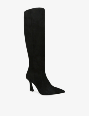 Stuart Weitzman Vinnie Leather Knee-high Boots In Black