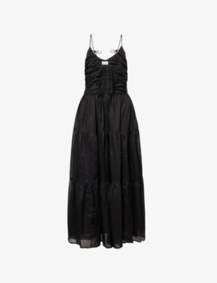 DISSH: Marnie Sleeveless Ramie Midi Dress