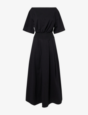 DISSH: Esme Asymmetric Cotton Maxi Dress