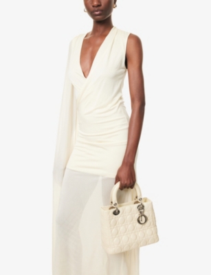 RESELFRIDGES: Pre-Loved Christian Dior Lady Dior Leather Top-Handle Bag