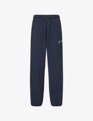 ADANOLA: Logo-Embroidered Cotton Jogging Bottoms