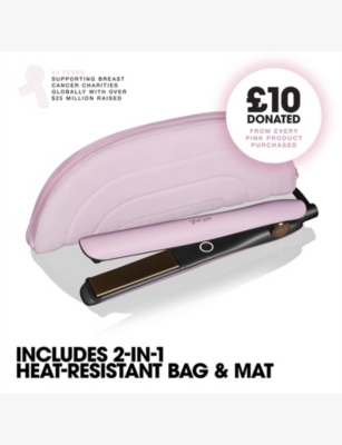 GHD: Gold Charity Limited Edition Hair Straightener in Pink Sorbet