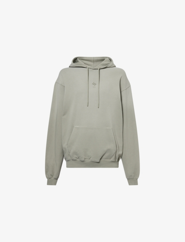 Logo-Print Oversized Cotton-Jersey Hoody