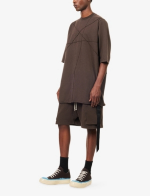 RICK OWENS DRKSHDW: Oversized Short-Sleeve Cotton T-Shirt