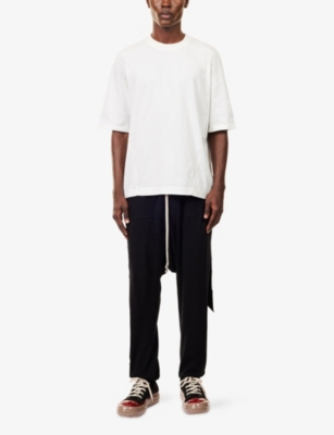 RICK OWENS DRKSHDW: Walrus Webb-Strap Cotton T-shirt