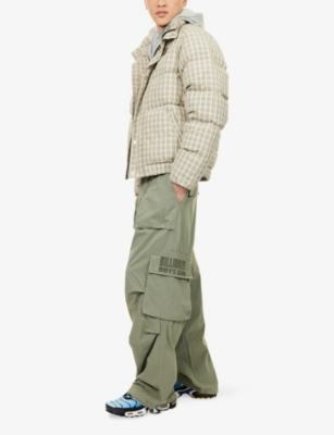 BILLIONAIRE BOYS CLUB: Logo-Print Straight-Leg Cotton Cargo Trousers
