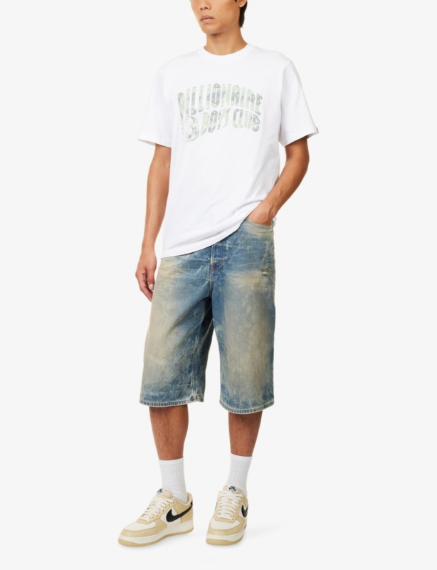 Tritone Arch Logo Cotton T-Shirt