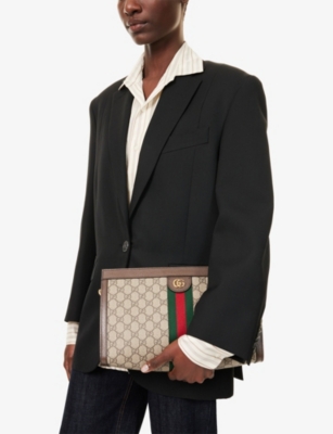 RESELFRIDGES: Pre-Loved Gucci Ophidia Chain Shoulder Bag